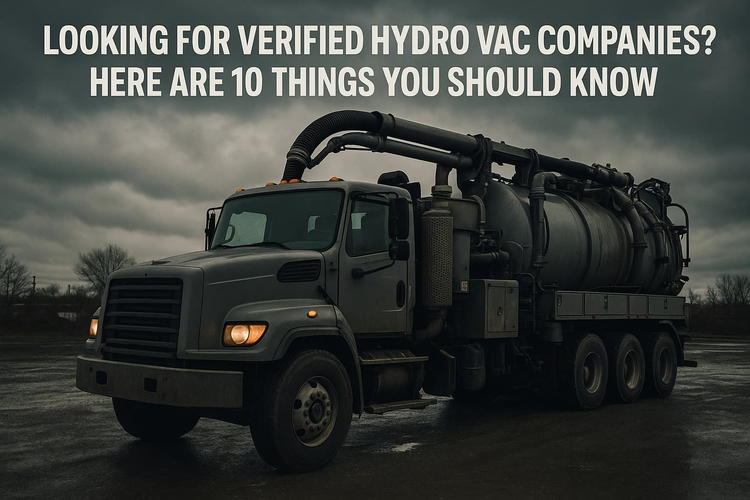 Looking For Verified Hydro Vac Companies? Here Are 10 Things You Should Know