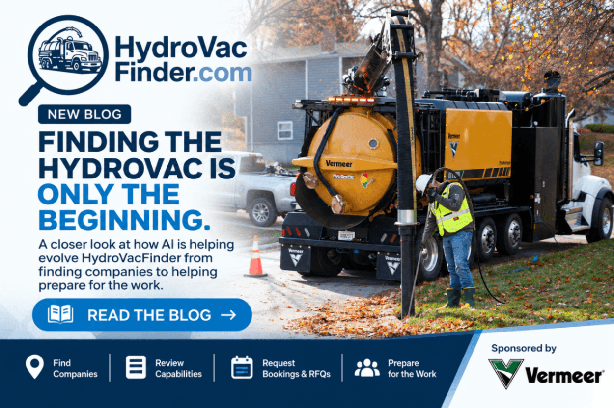 Finding the Hydrovac Is Only the Beginning: How AI Is Changing HydroVacFinder.